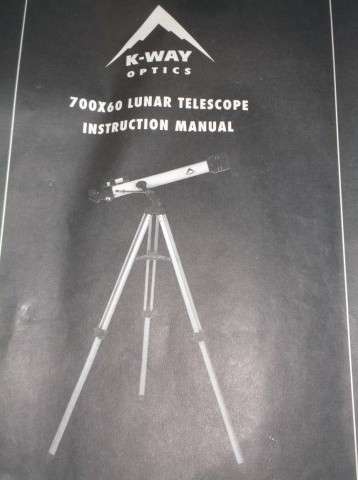 TELESCOPE : K-WAY OPTICS LUNAR TELESCOPE 700X 60